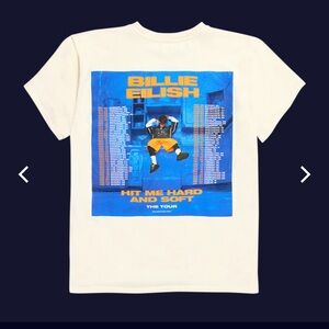 BILLIE EILISH HIT ME HARD AND SOFT ADMAT POSTER TEE